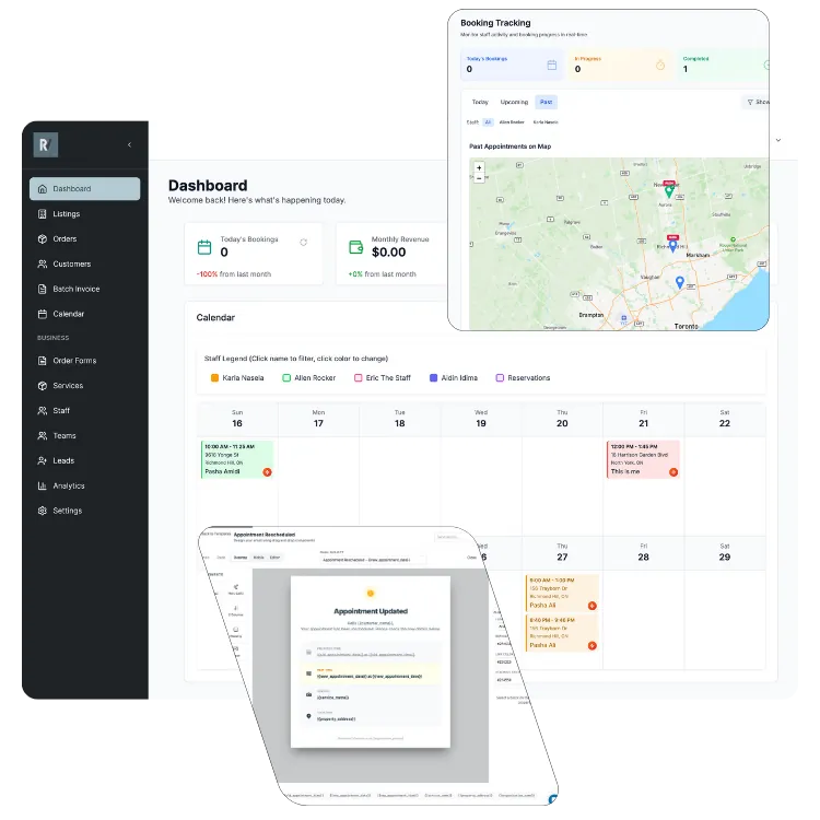 RealView Hub product screen